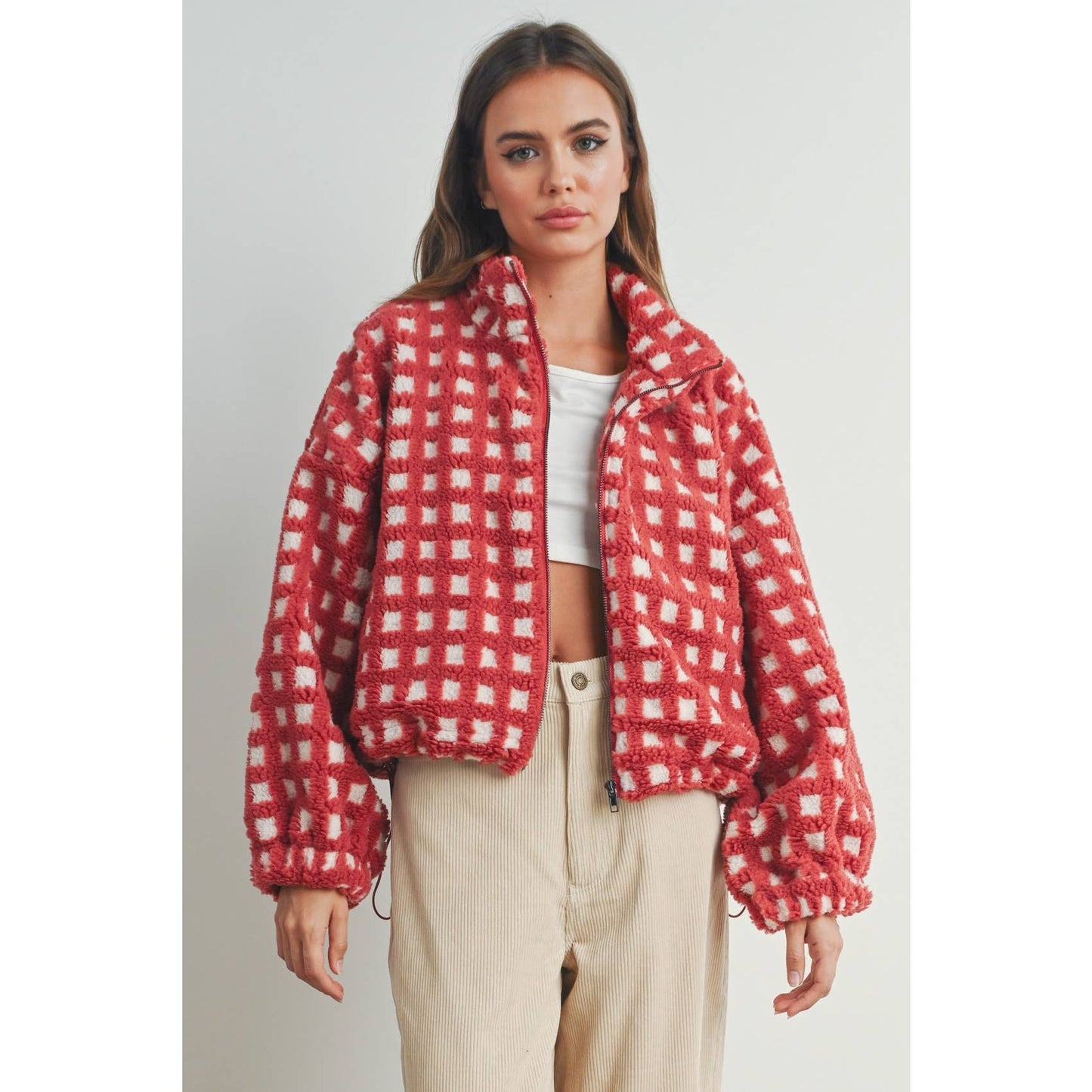 Fuzzy Sherpa Jacket