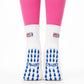 Sardine Tin Embroidered Summer Pilates Grip Socks
