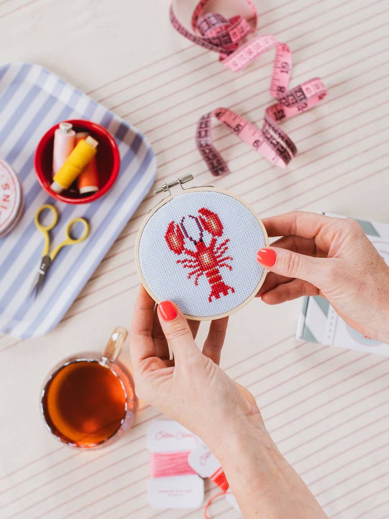 Lobster Cross Stitch Kit