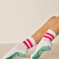 The Chunky Crew Grip Sock: Lemon