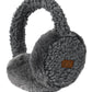 Faux Fur Sherpa Earmuffs: Gray