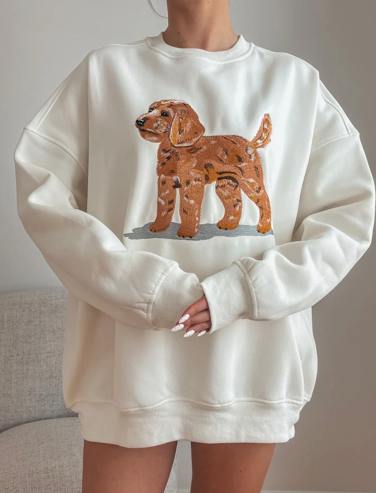 Goldendoodle Embroidered Sweatshirt