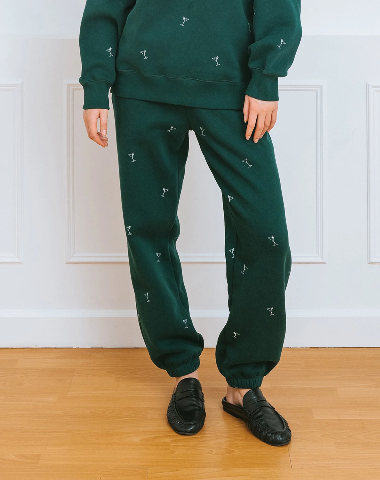 Brunette The Label All Over Martini Oversized Jogger