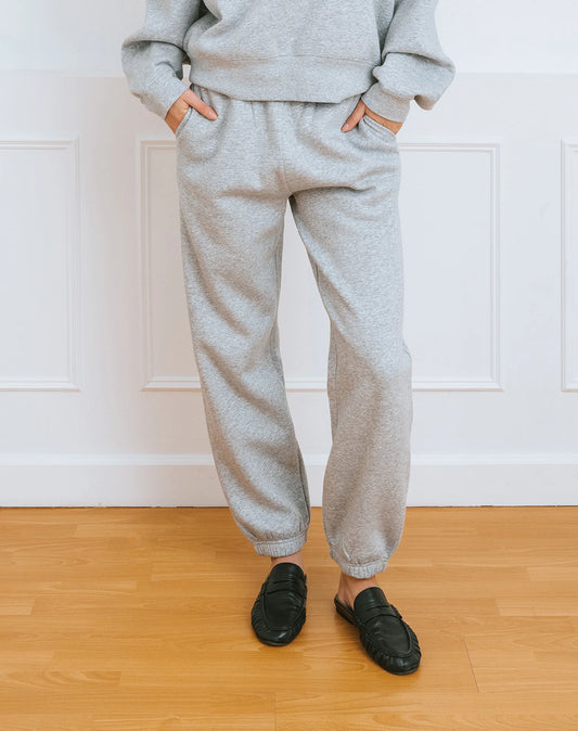 Brunette The Label Rhinestone Oversized Jogger