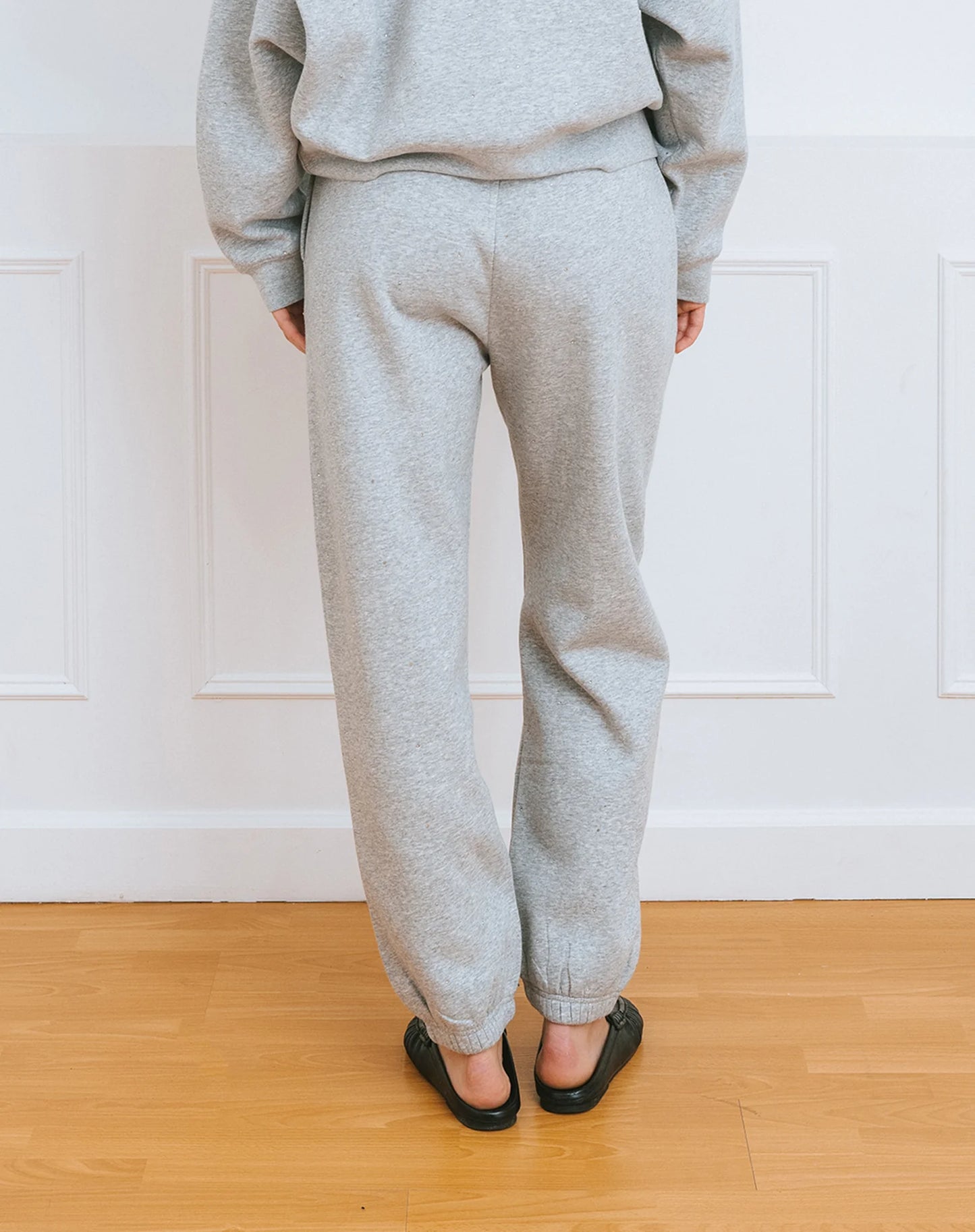 Brunette The Label Rhinestone Oversized Jogger