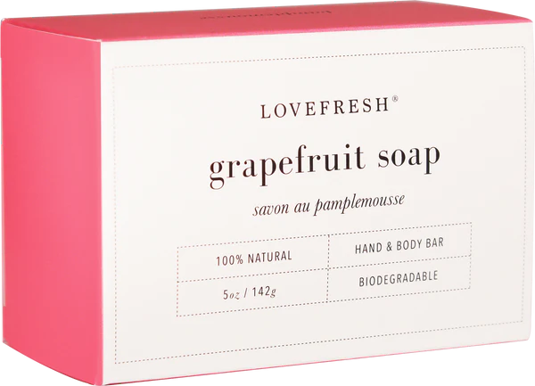 Lovefresh Bar Soap Grapefruit