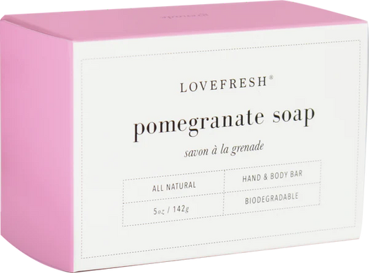 Lovefresh Bar Soap Pomegranate