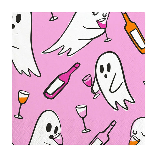 Drinking Ghost Napkins