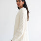 Brunette The Label Irish Cable Knit Sweater