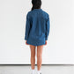 Brunette The Label Dark Denim Button Up Shirt
