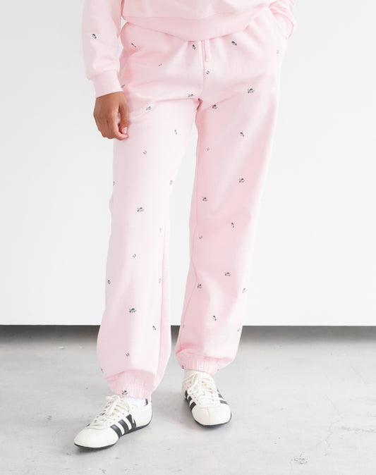 Brunette The Label All Over Flower Oversized Jogger