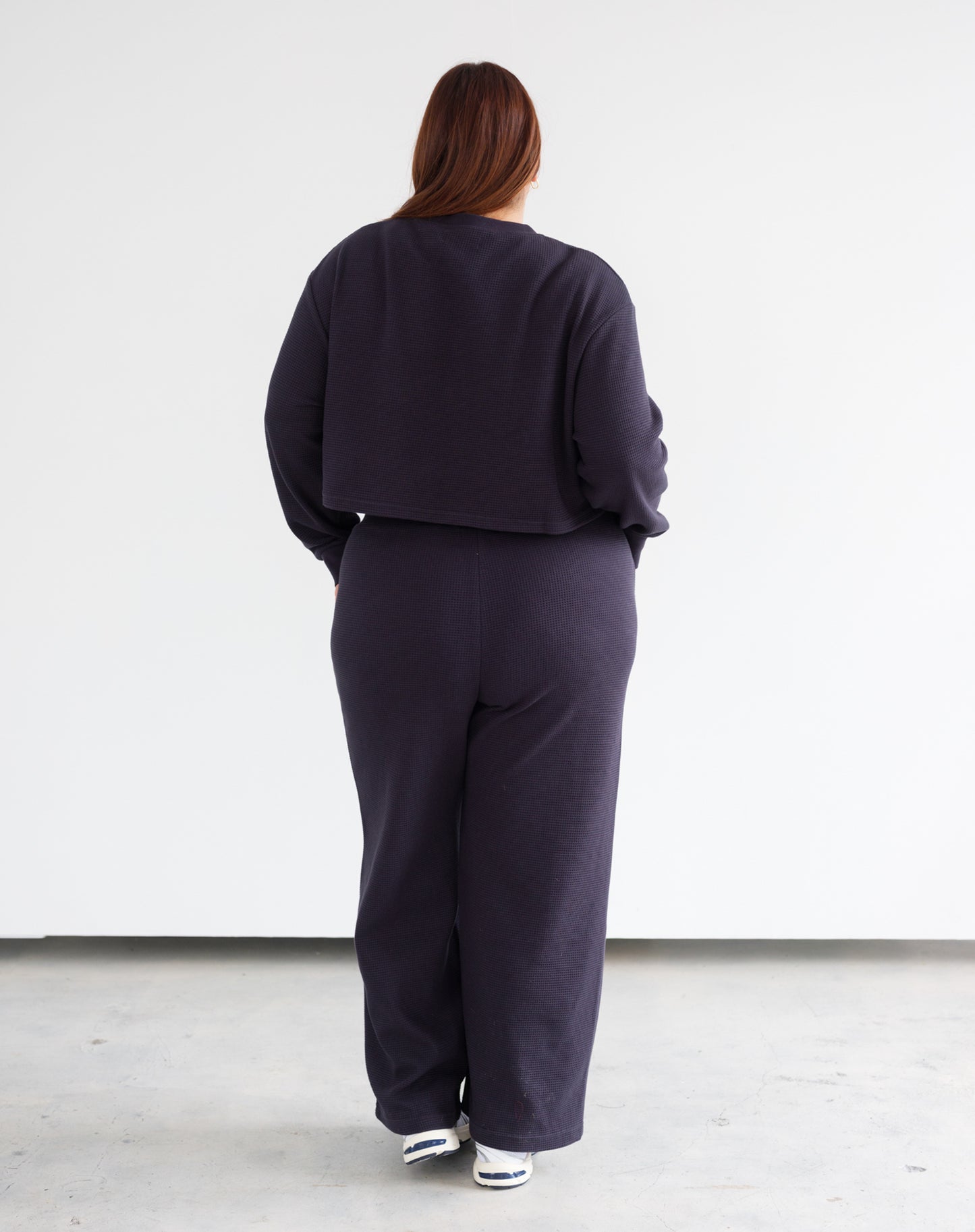 Brunette The Label Waffle Boxy Long Sleeve