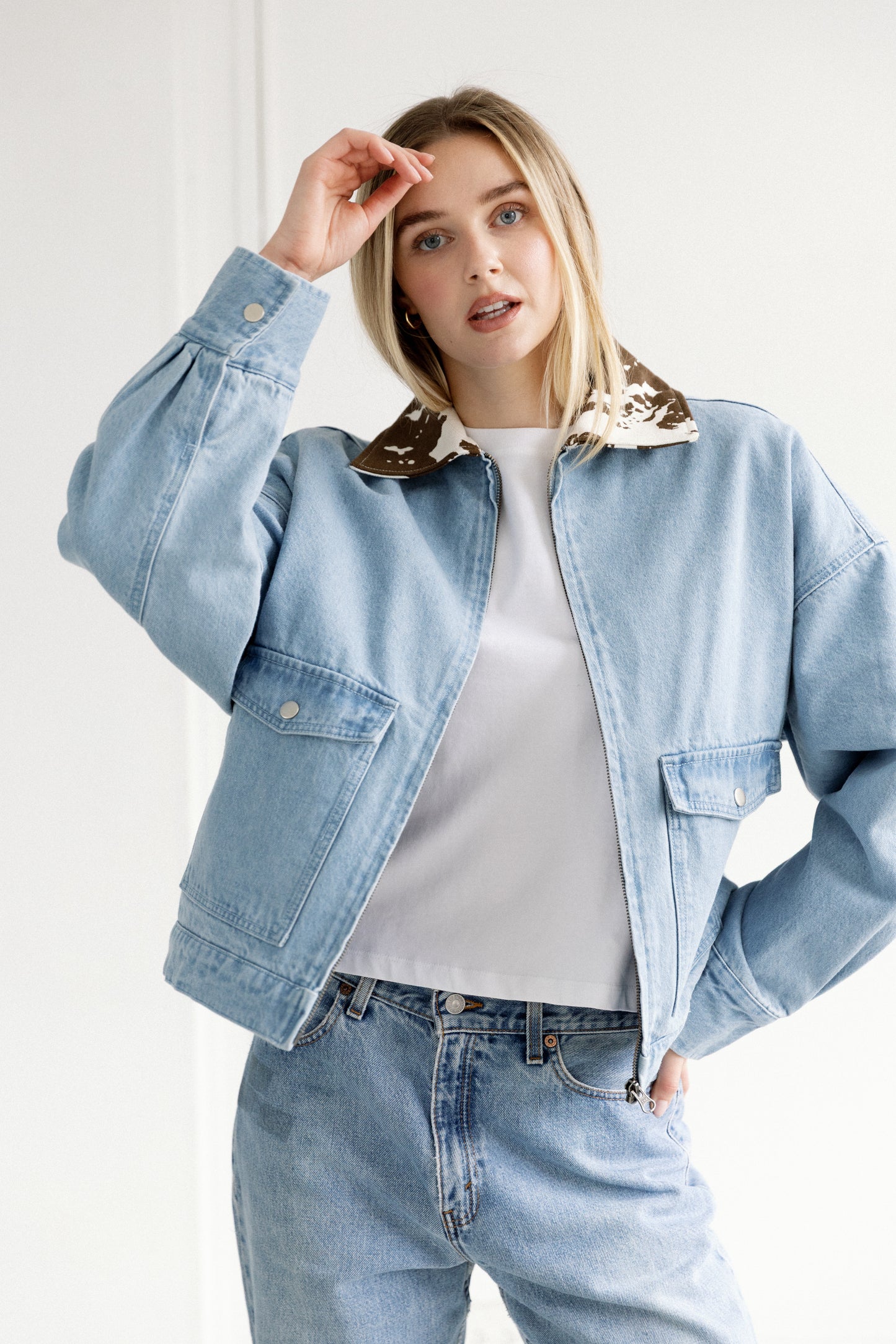 Brunette The Label Boxy Denim Jacket