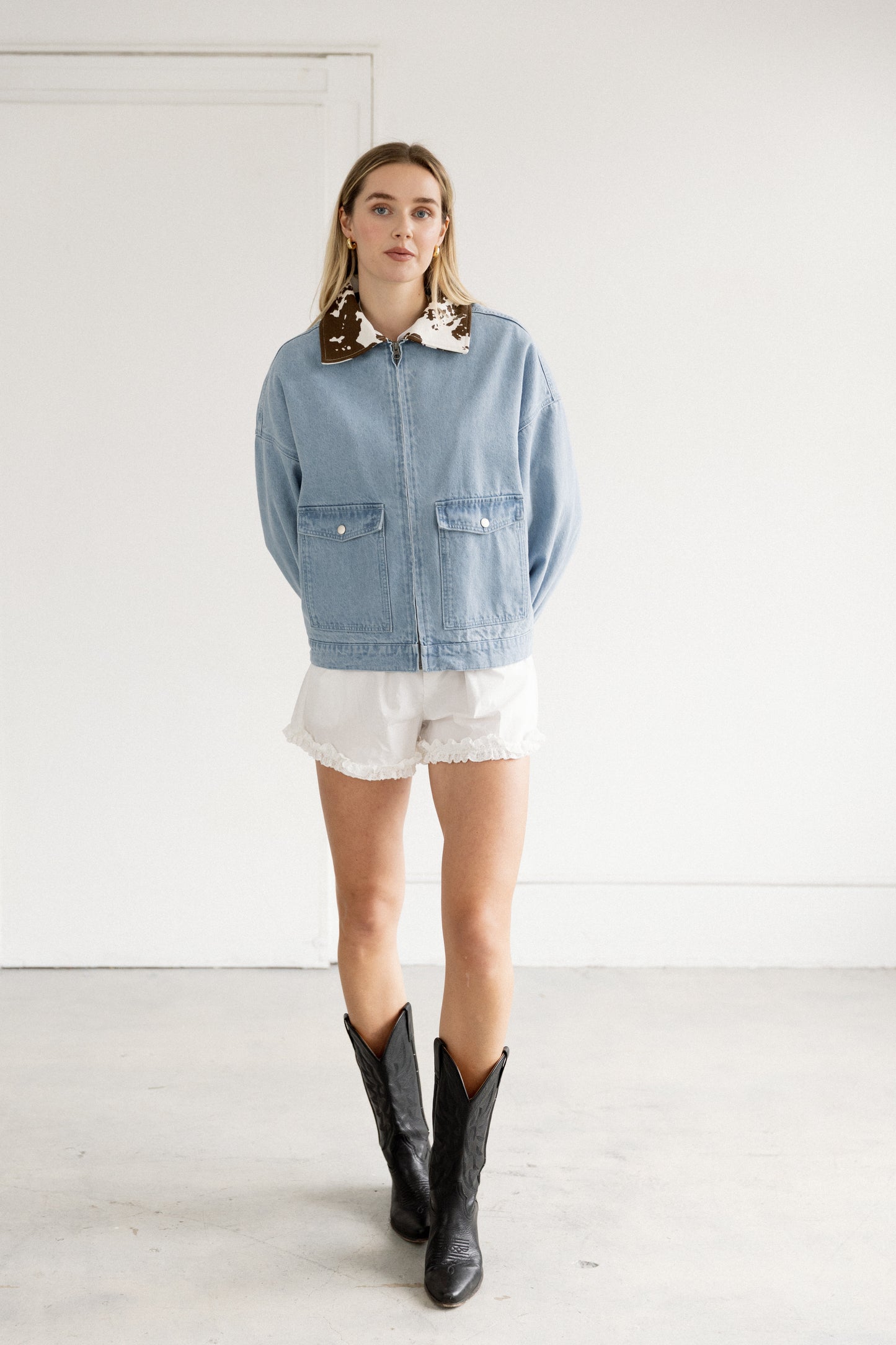 Brunette The Label Boxy Denim Jacket