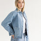 Brunette The Label Floral Denim Jacket