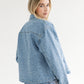 Brunette The Label Floral Denim Jacket