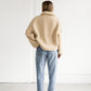 Brunette The Label Half Zip Sherpa