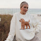 Goldendoodle Embroidered Sweatshirt