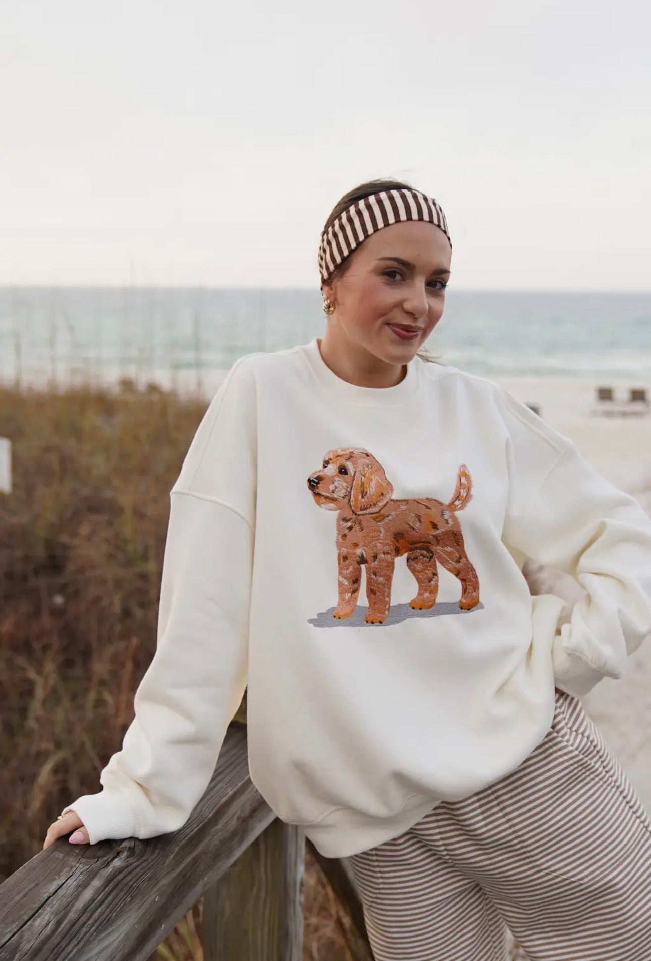 Goldendoodle Embroidered Sweatshirt