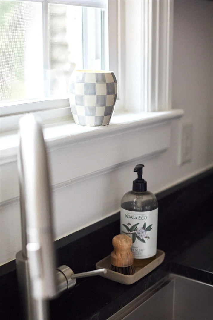 Paddywax Checkmate Candle Cotton and Teak