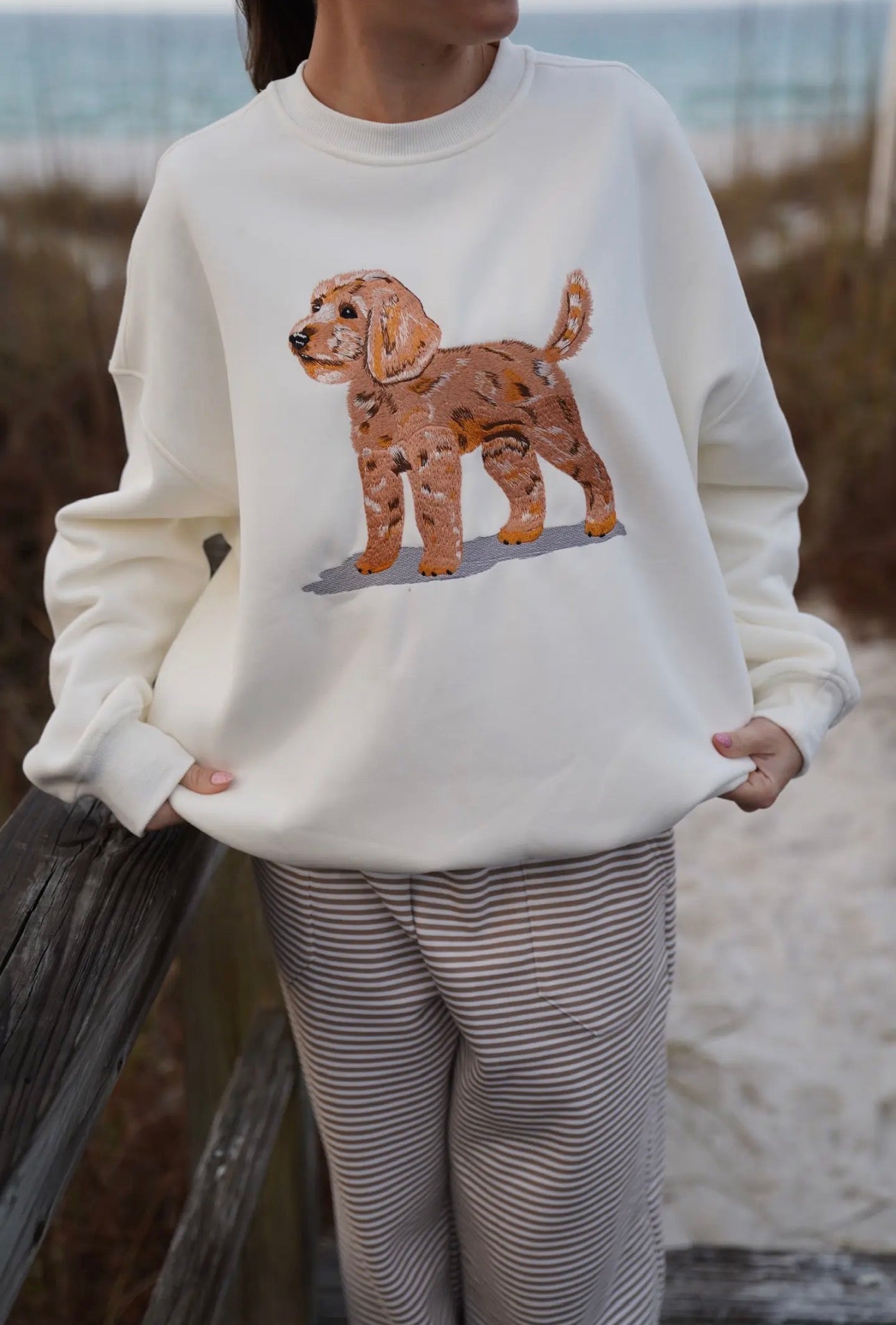 Goldendoodle Embroidered Sweatshirt