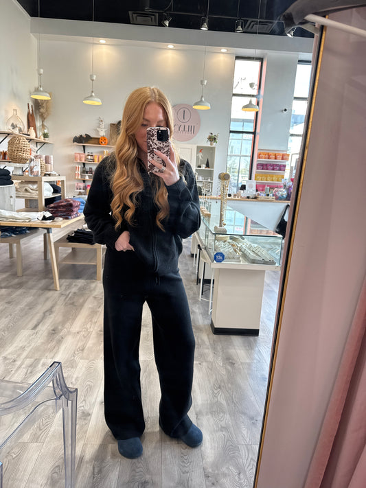 Brunette The Label Knitted Wide Leg Pant