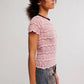 Free People Angelina Lace Tee
