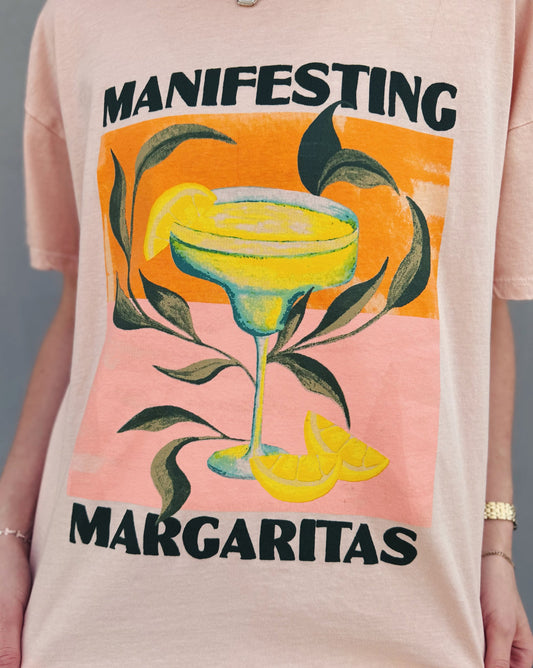 Girl Dangerous Manifesting Margaritas Oversized Tee