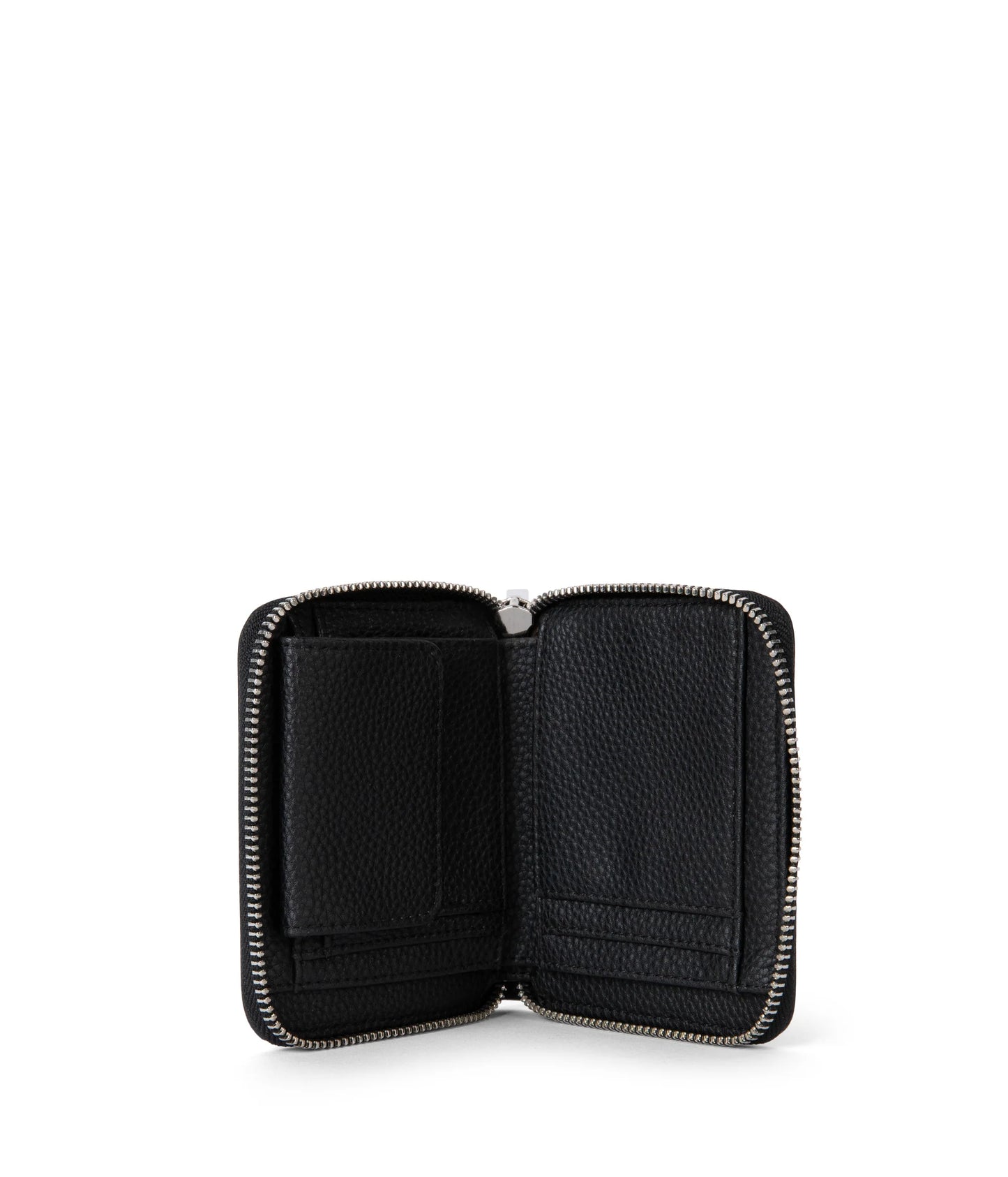 Matt & Nat Rue Small Zip Around Wallet- Black