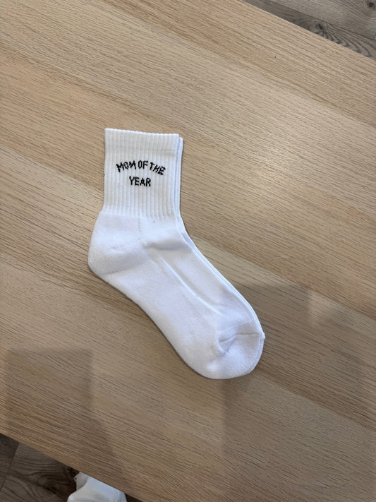 Brunette The Label Mom of the Year Socks