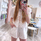 Brunette The Label Poplin Tie Up Top