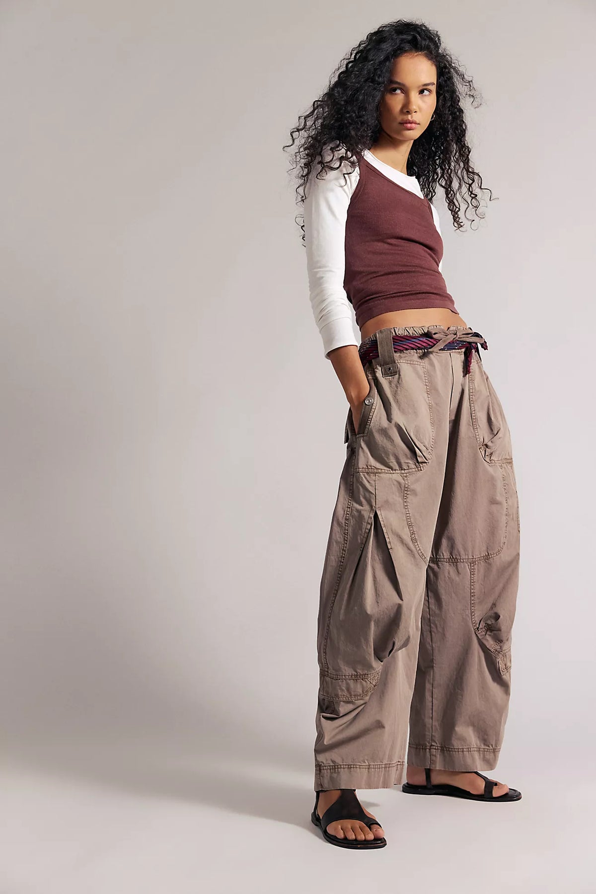 Free People Onset Pull On Pocket Cargo Pant