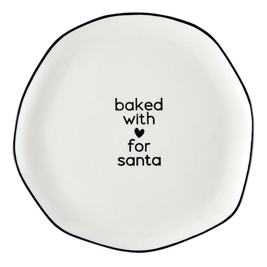 Ceramic Plate For Santa