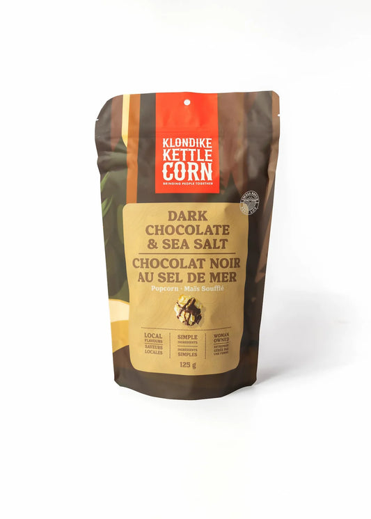 Klondike Kettle Corn Dark Chocolate & Sea Salt 125 g