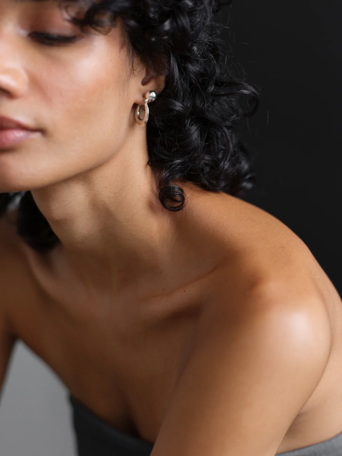 Lisbeth Roan Silver Stud Earrings