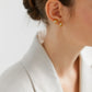 Lisbeth Roan Gold Stud Earrings