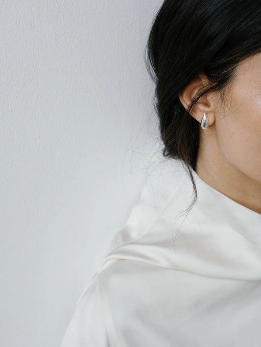 Lisbeth Emilia Silver Stud Earrings