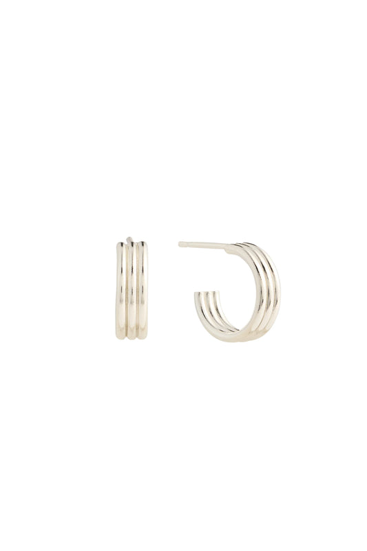 Lisbeth Letti Silver Hoops