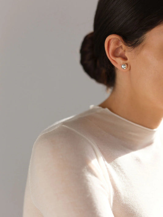 Lisbeth Roan Silver Stud Earrings