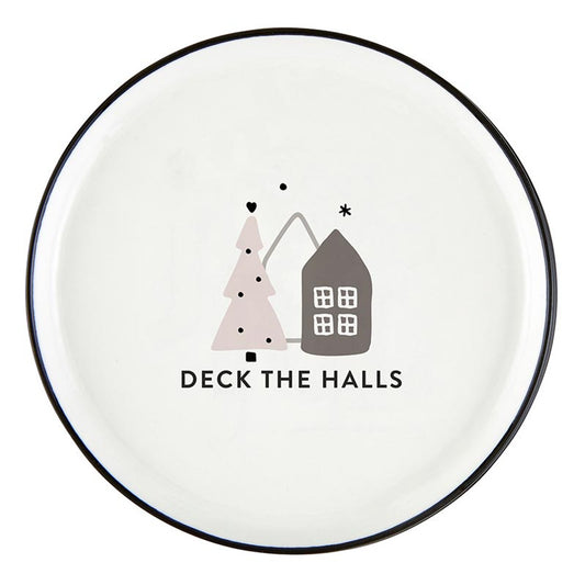 Deck The Halls Appetizer Plate