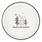 Peace On Earth Appetizer Plate