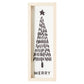 Merry Tree Wood Sign