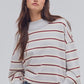 Free People Palm Springs Striped Pullover