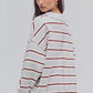 Free People Palm Springs Striped Pullover