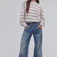 Free People Palm Springs Striped Pullover