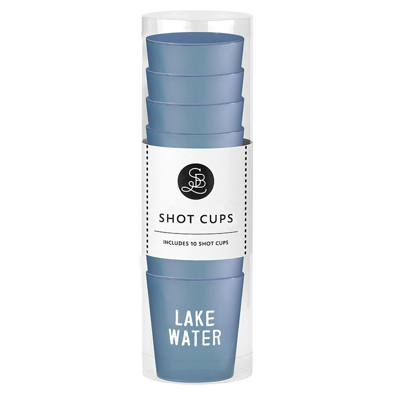 Lake Water Reusable Shot Glasses