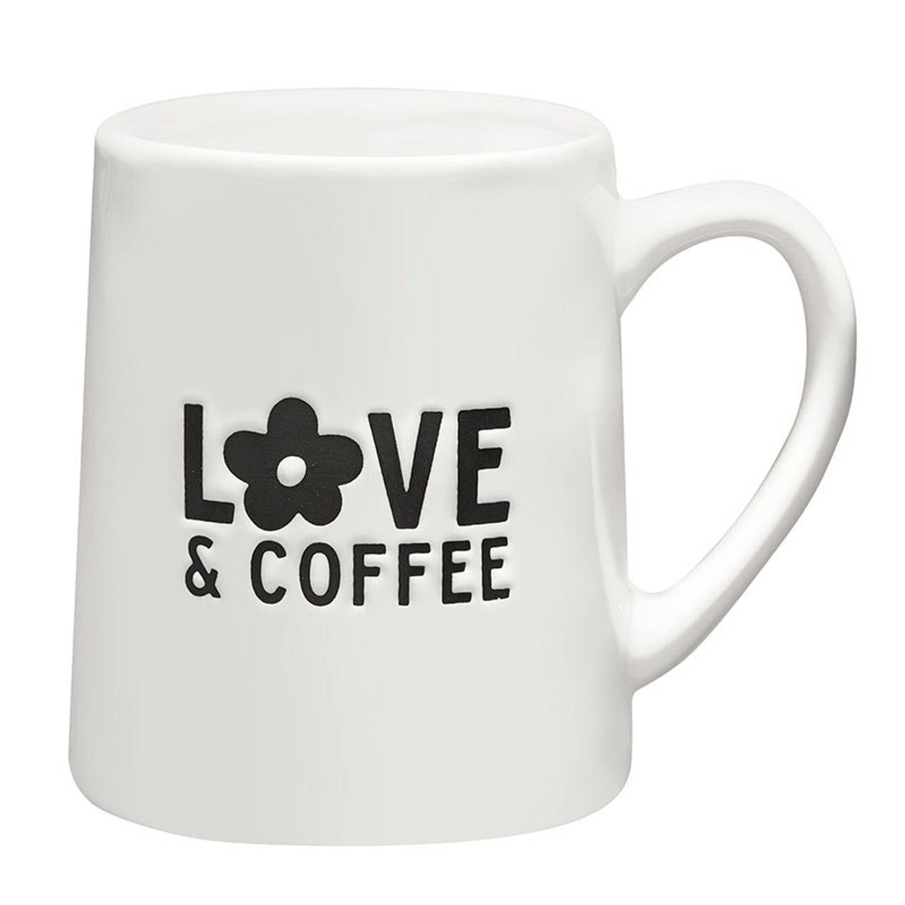 Artisan Tapered Mug Love & Coffee