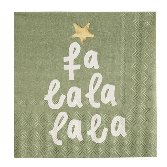 Fa La La Cocktail Napkins