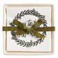 Ceramic Napkin Tray and Joy To The World Napkins