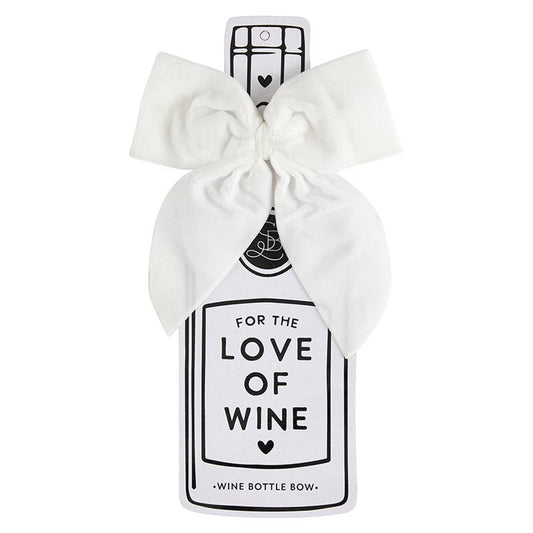 White Wine Bottle Bow